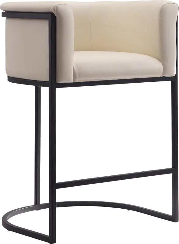 Joycestone Beige Counter Height Stool