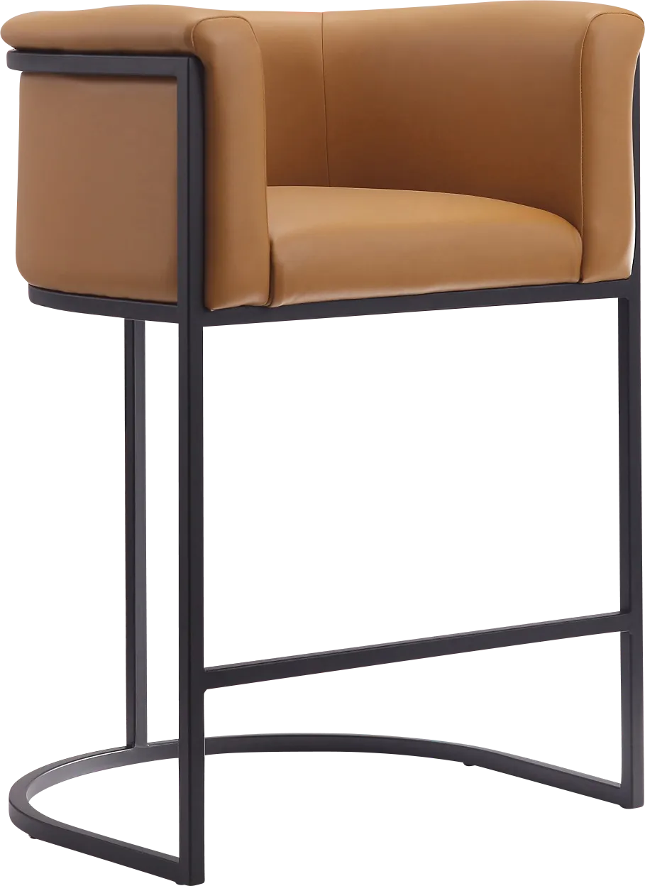 Joycestone Brown Counter Height Stool - Thumbnail - Image 1