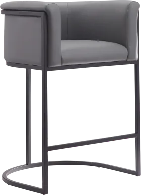 Joycestone Gray Counter Height Stool