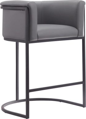 Joycestone Gray Counter Height Stool