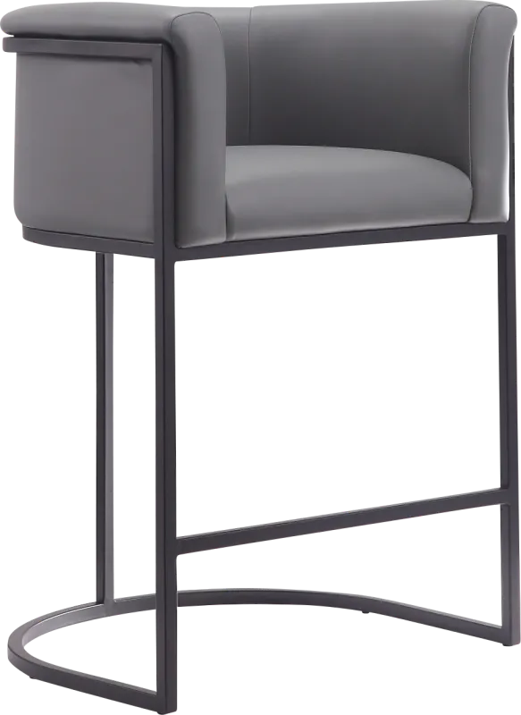Joycestone Gray Counter Height Stool