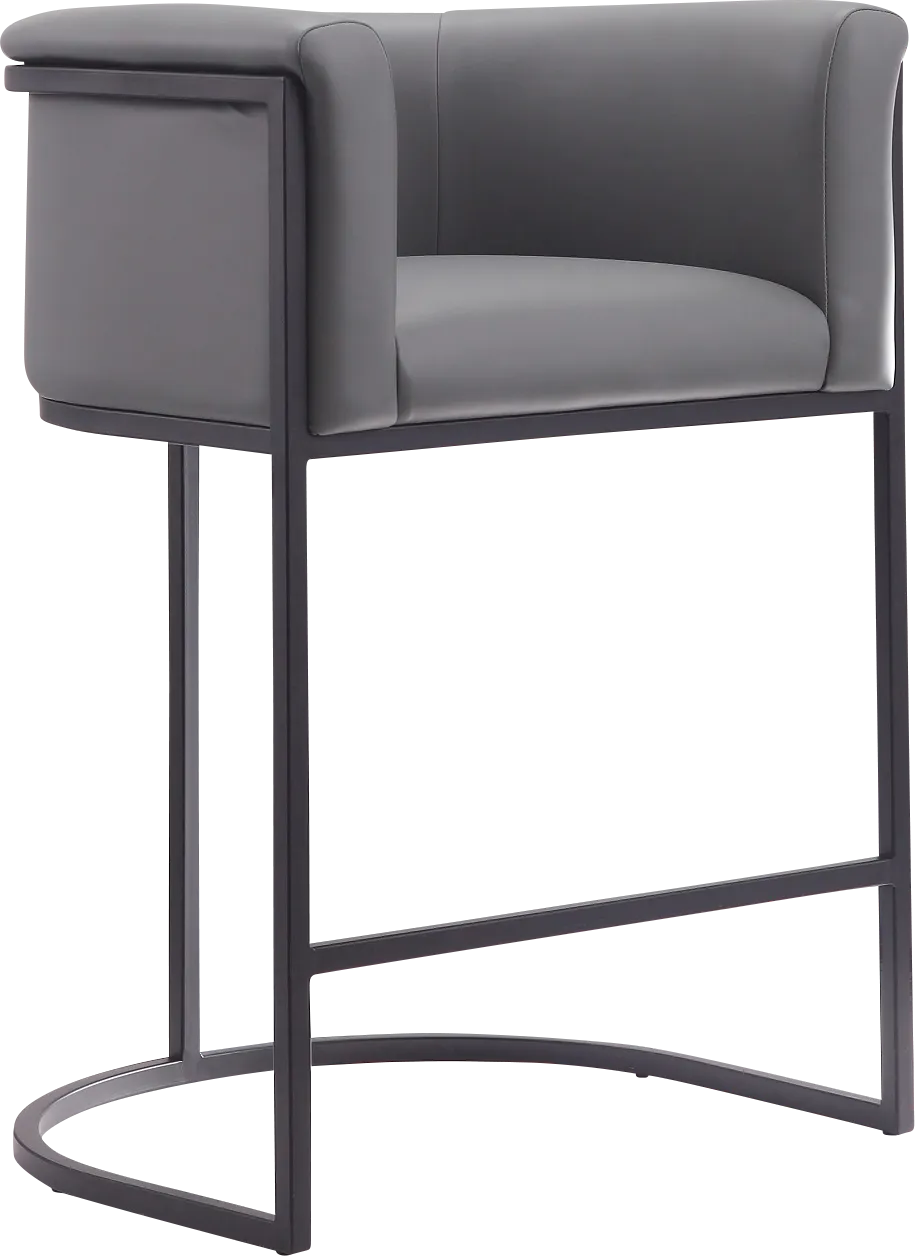 Joycestone Gray Counter Height Stool - Image 1