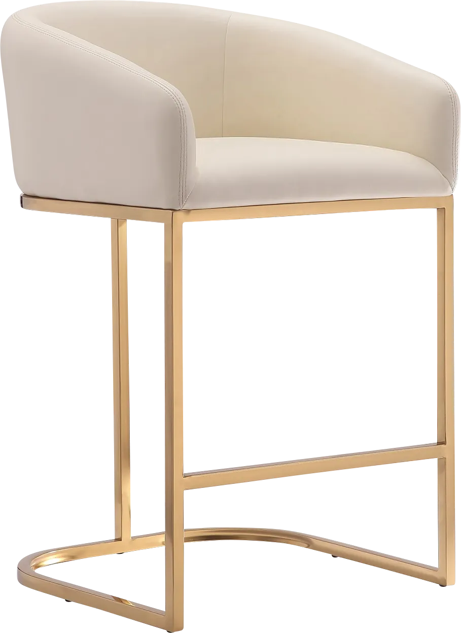 Kimron Beige Counter Height Stool - Image 1