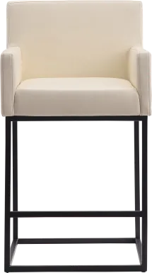 Kalmath Beige Counter Height Stool