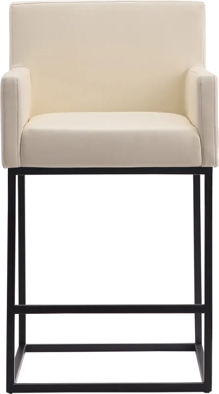 Kalmath Beige Counter Height Stool