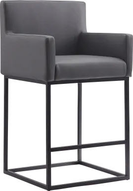 Kalmath Gray Counter Height Stool