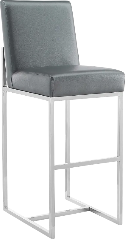 Congreve Gray Barstool