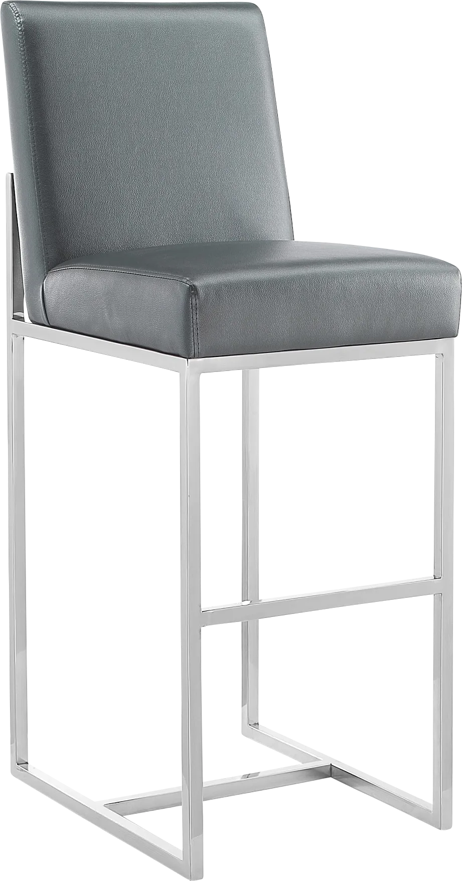 Congreve Gray Barstool - Image 1