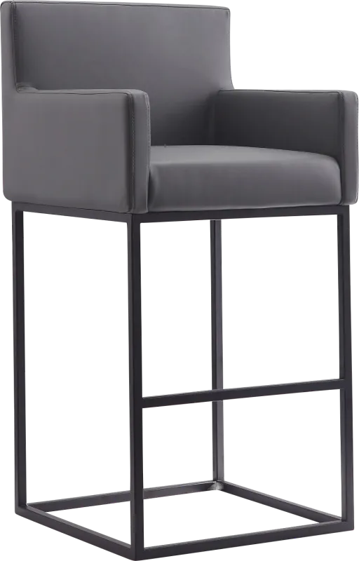Kalmath Gray Barstool