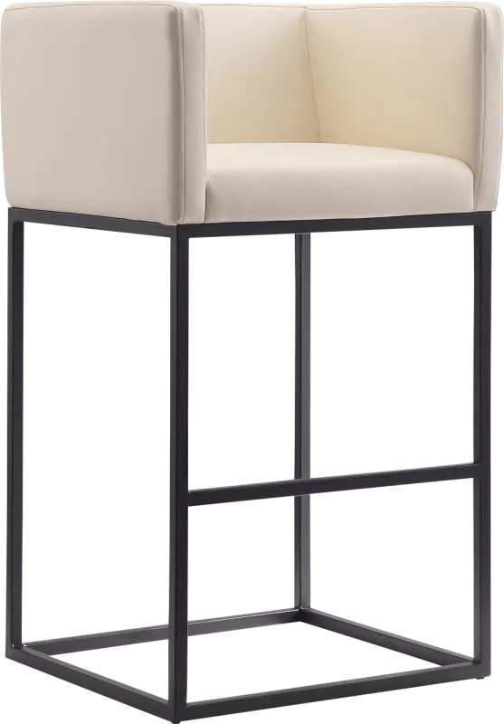 Lafbery Beige Barstool