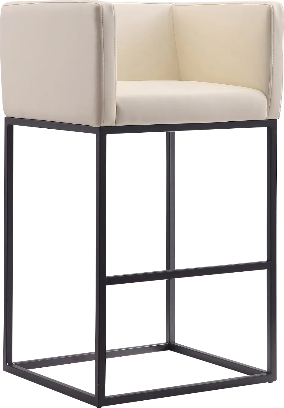 Lafbery Beige Barstool - Image 1