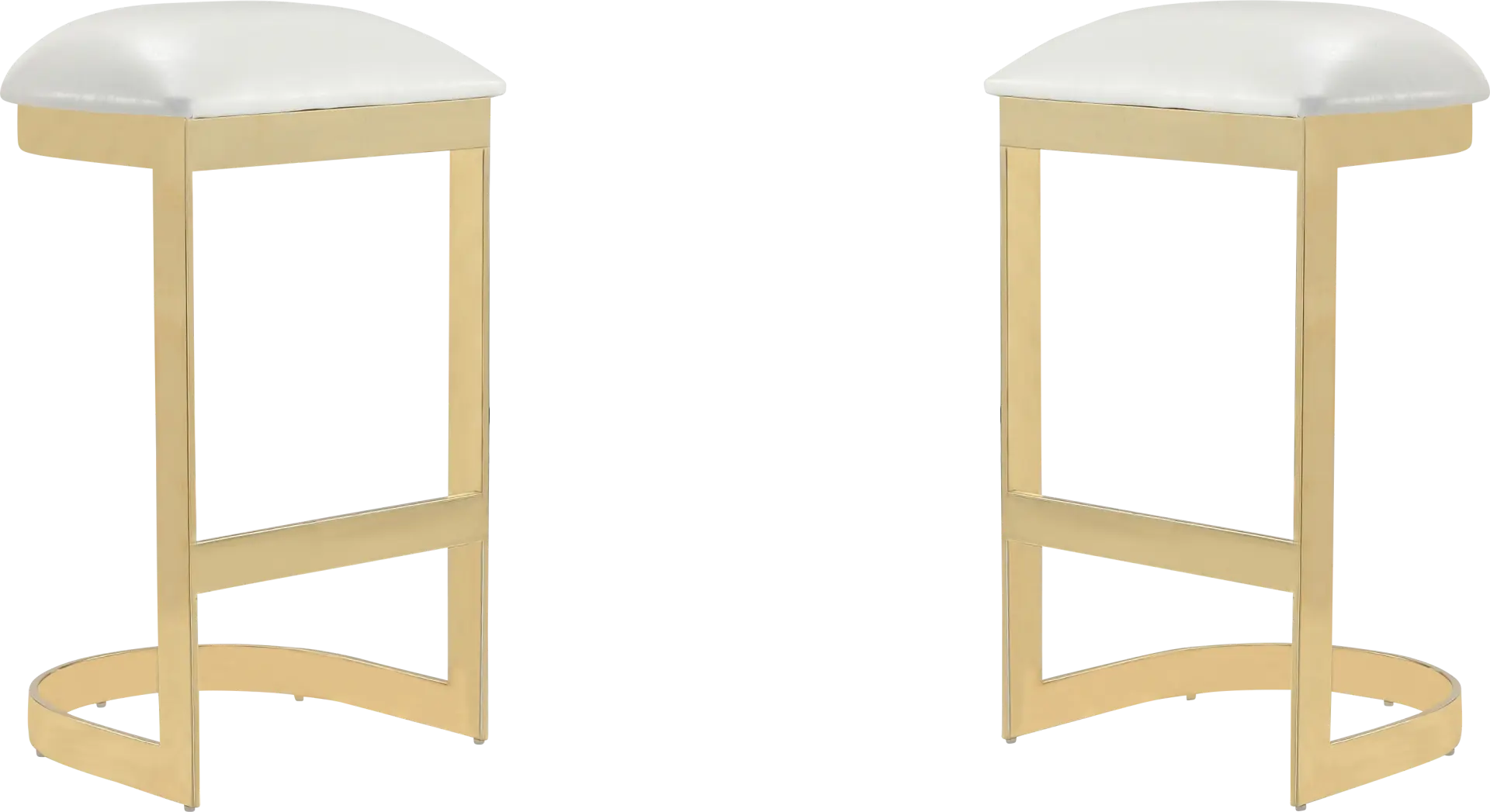 Nunnelee White Barstool, Set of 2