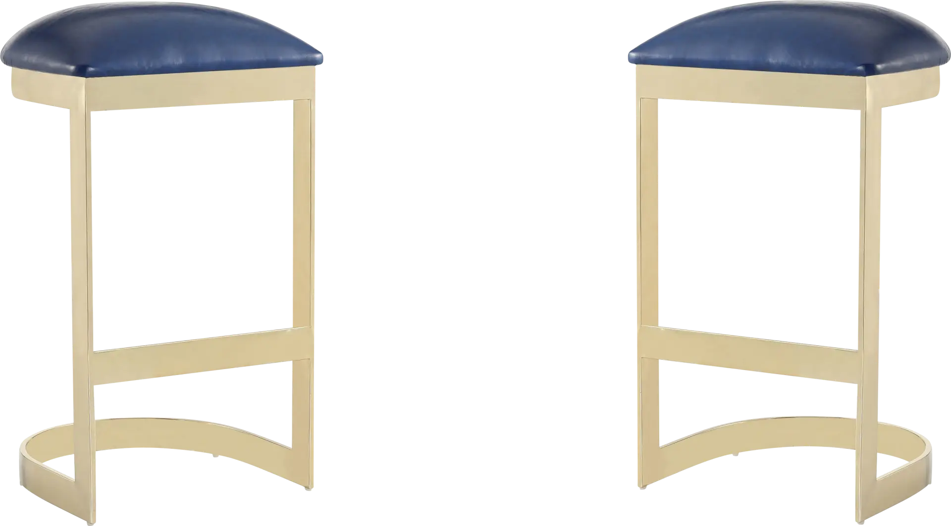 Nunnelee Blue Barstool, Set of 2