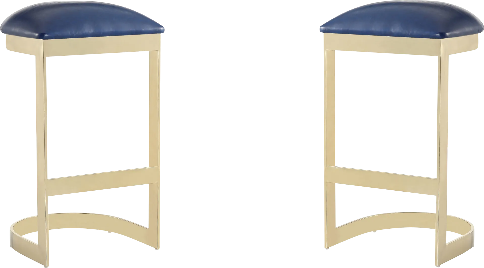 Nunnelee Blue Barstool, Set of 2 - Image 1