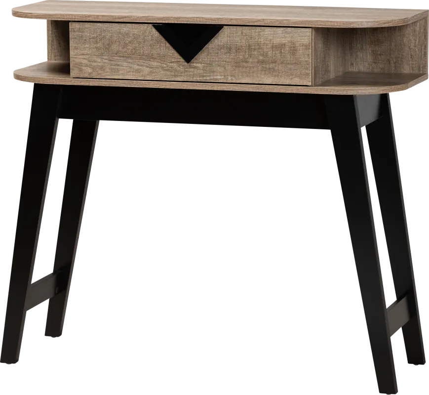 Guiford Light Brown 1-Drawer Console Table