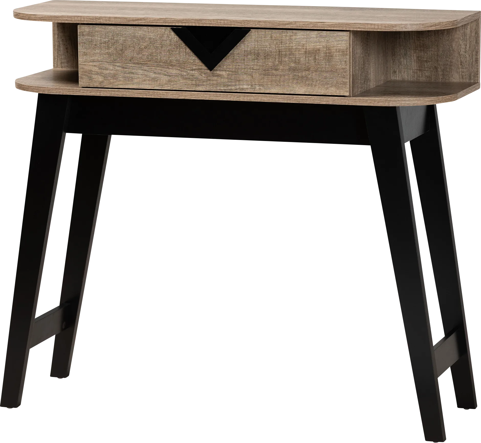Guiford Light Brown 1-Drawer Console Table - Image 1