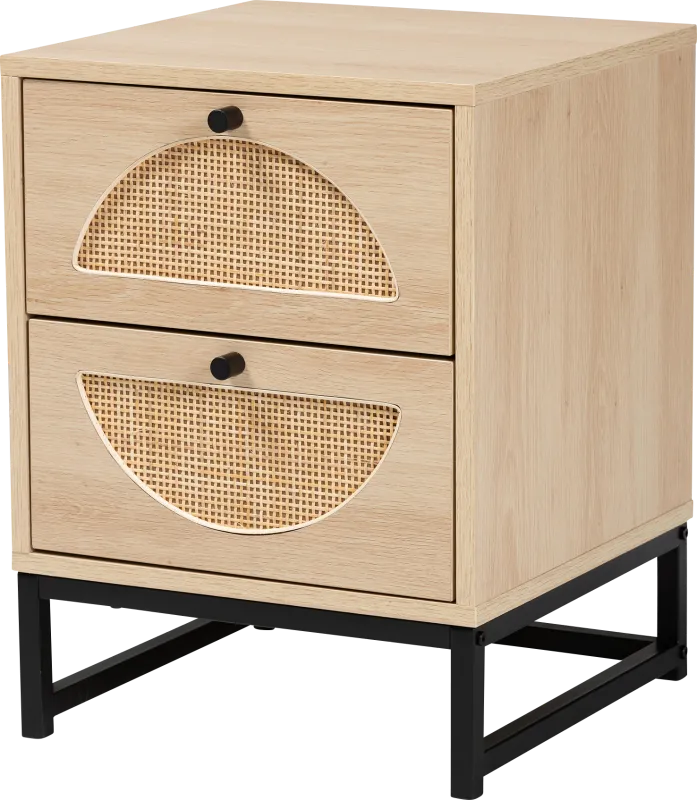 Foch Light Brown Nightstand