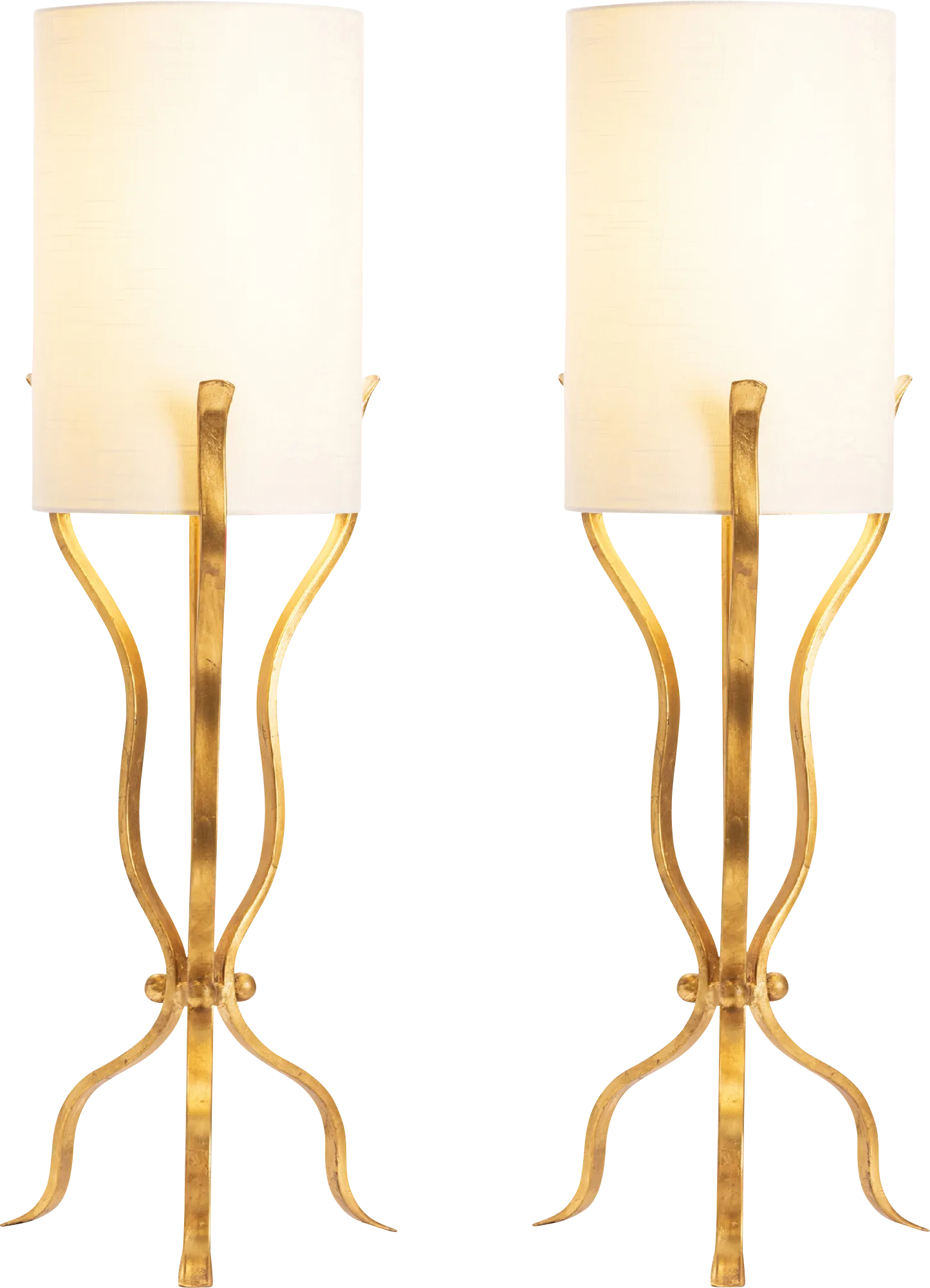 Leland Point Gold Table Lamps, Set of 2 - Image 1