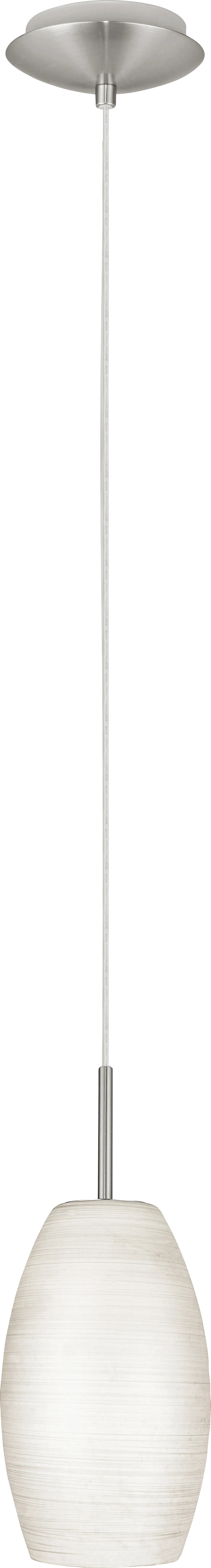 Halo Bend Nickel Pendant