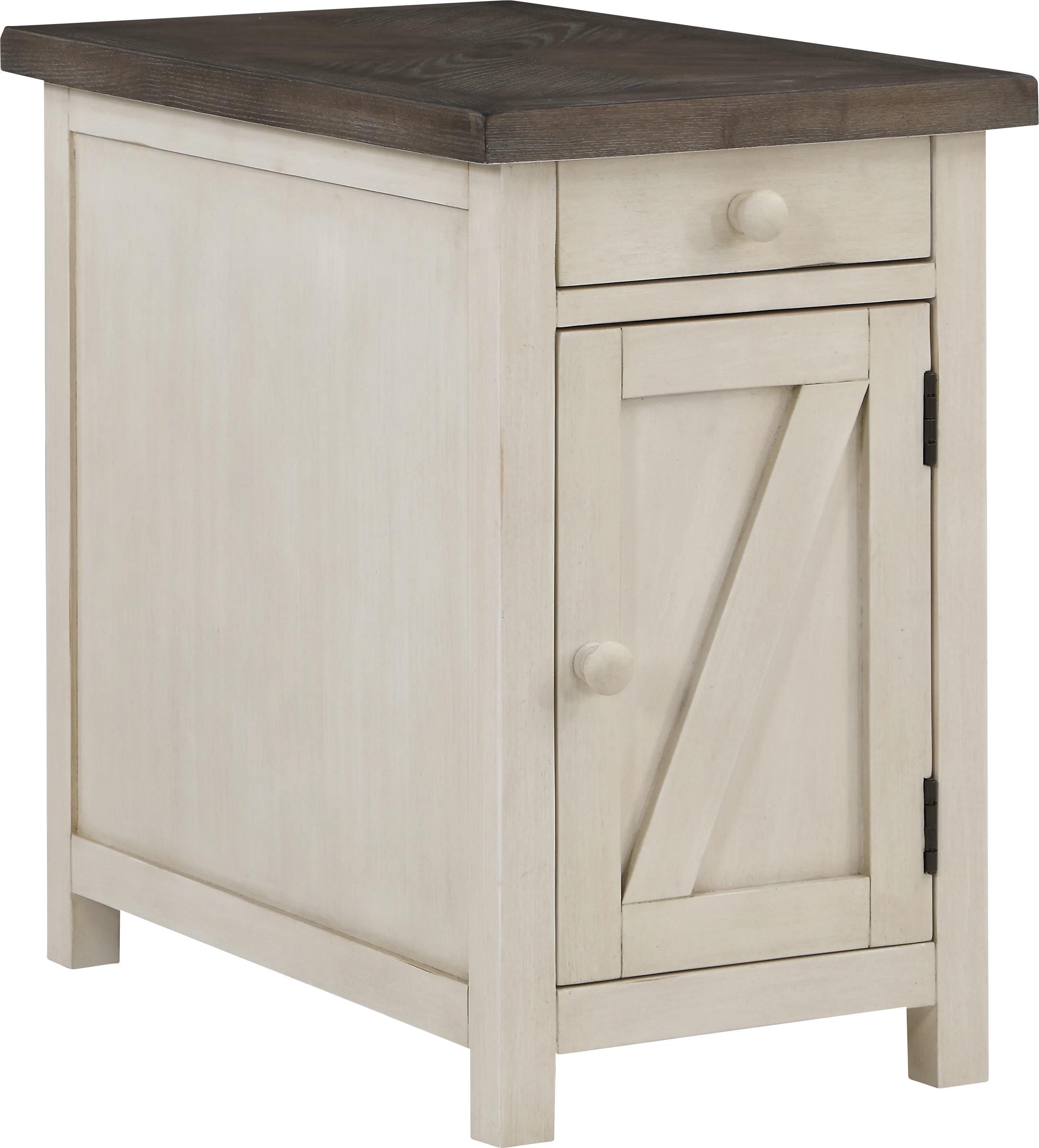 Hoege Cream Side Table - Thumbnail - Image 1