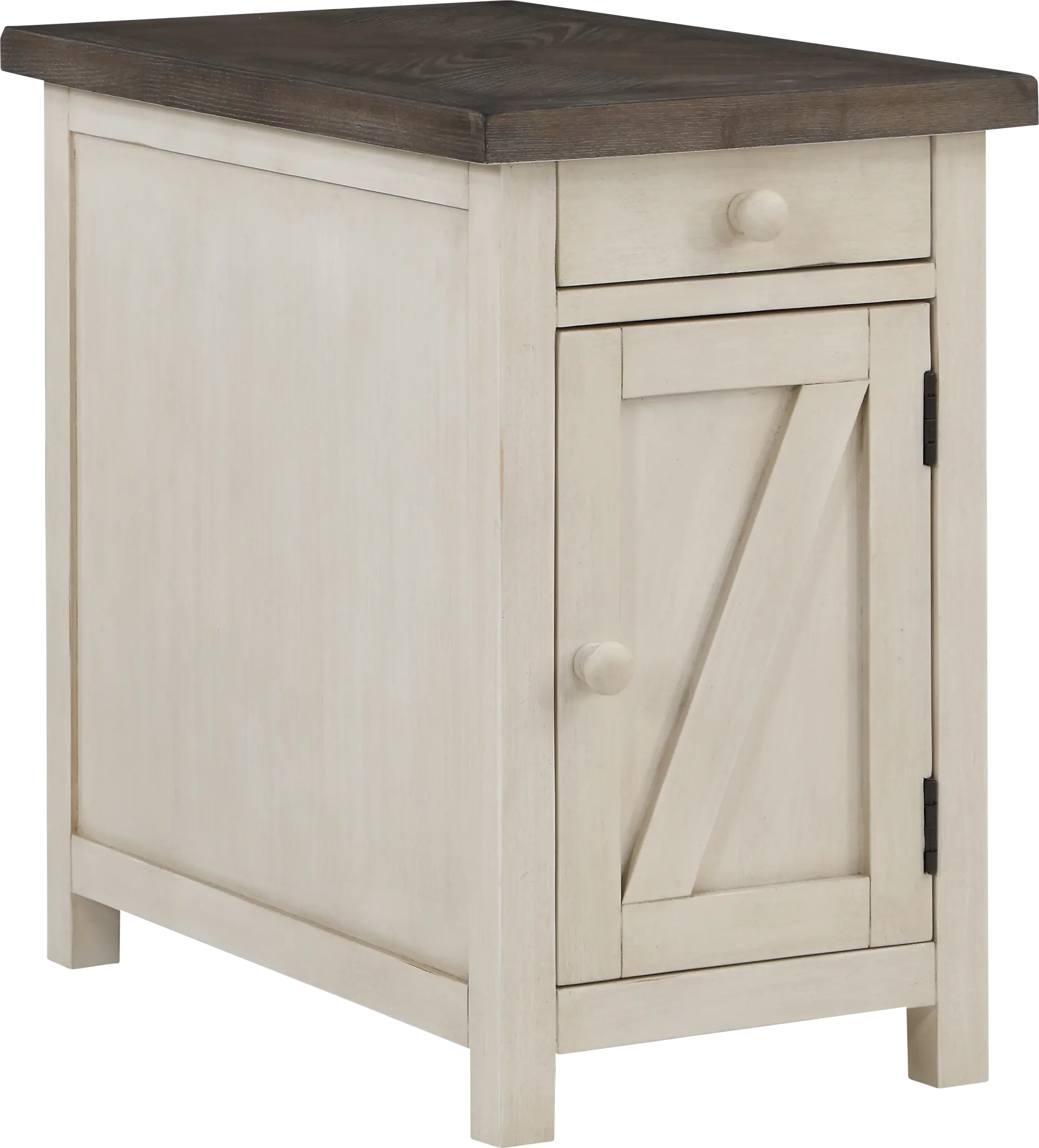Hoege Cream Side Table