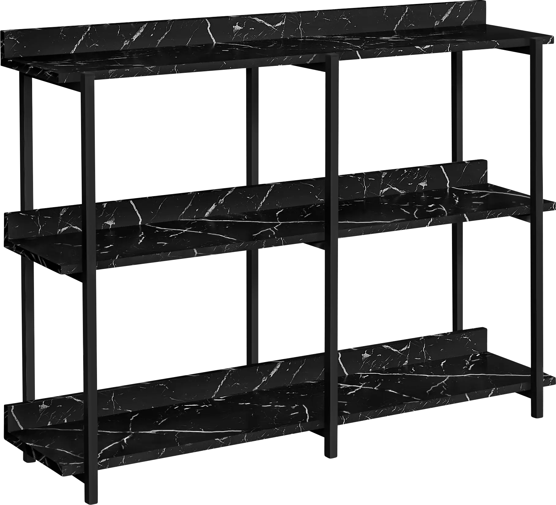 Zinke Black Console Table
