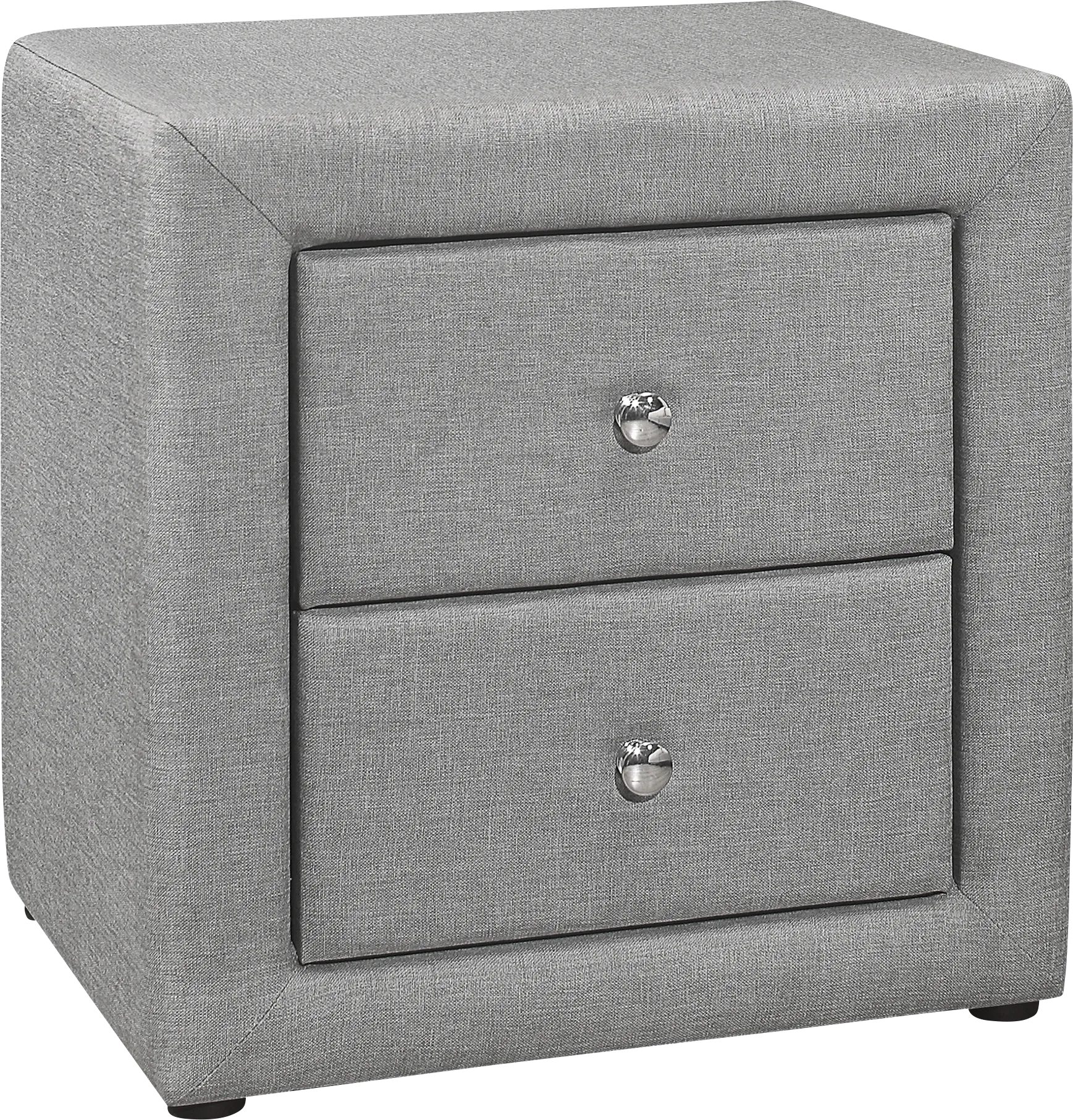 Stomner Light Gray Nightstand - Image 1
