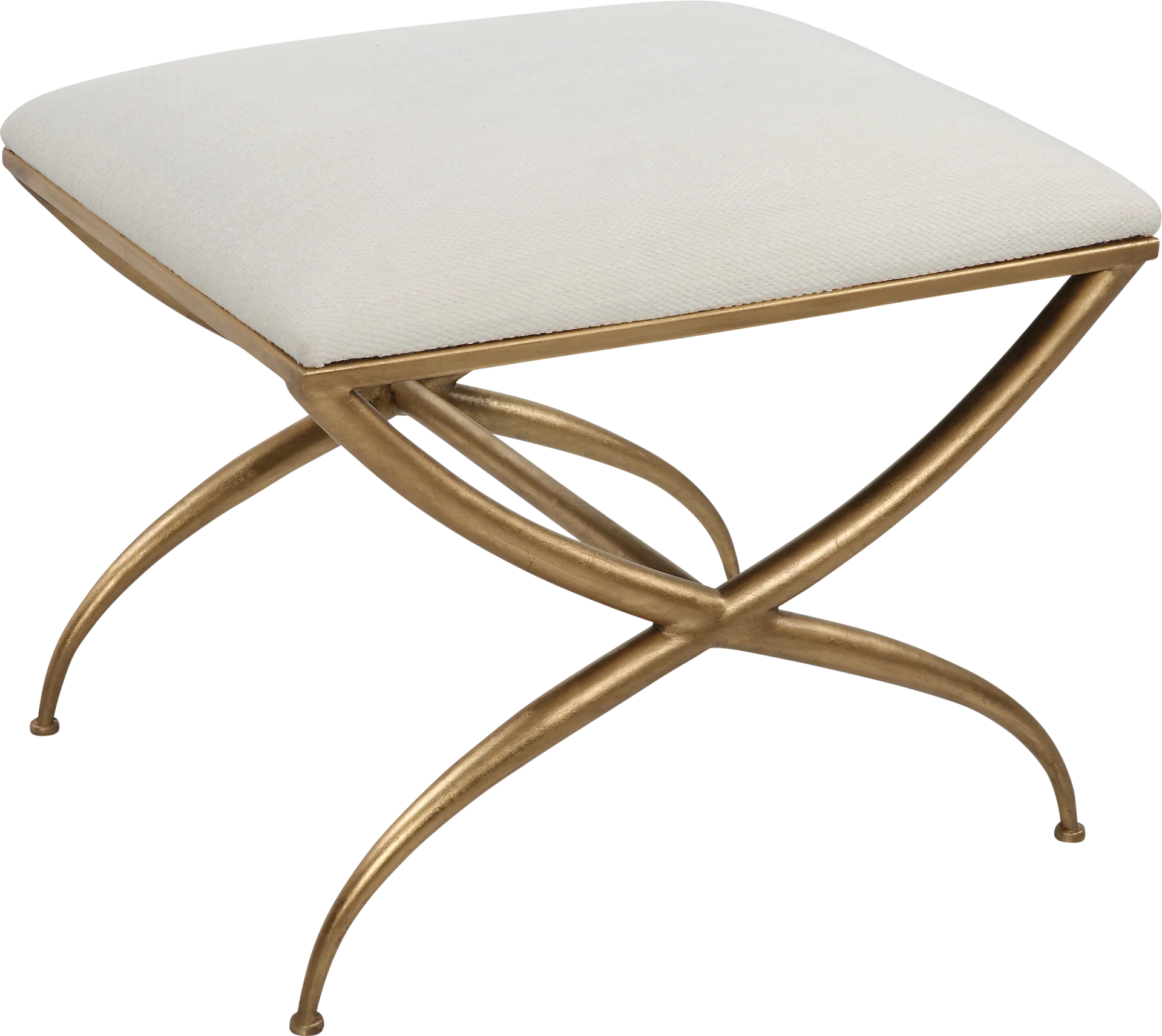 Calaria White Accent Bench - Image 1