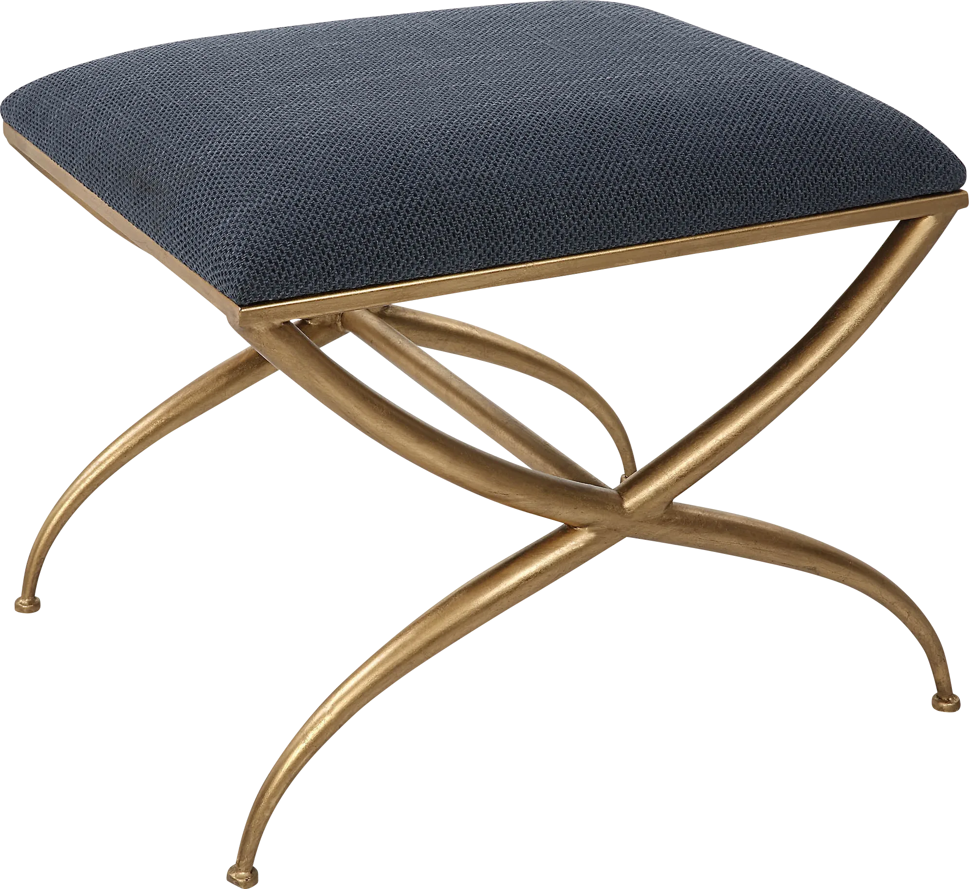 Calaria Navy Accent Bench - Thumbnail - Image 1