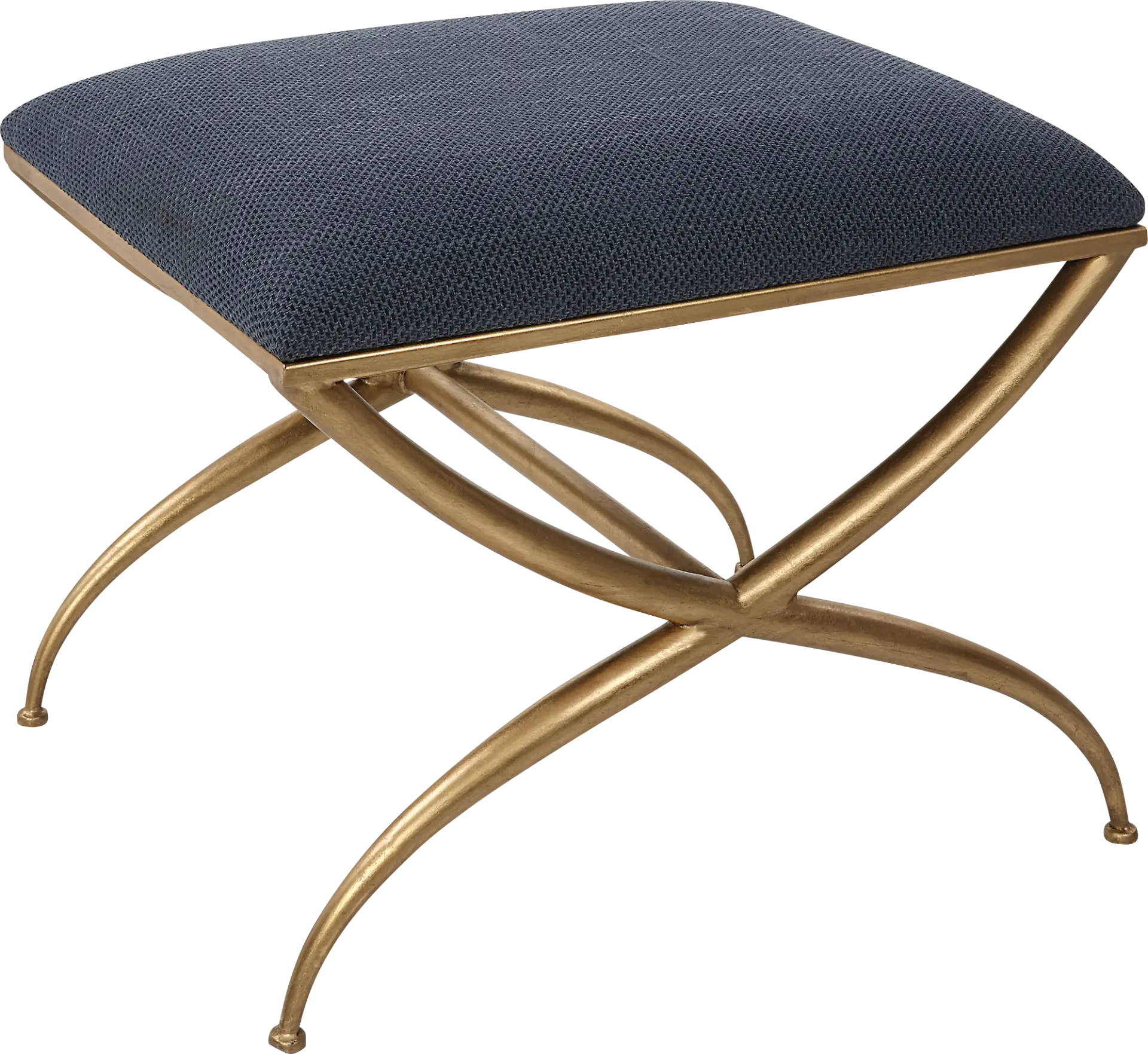 Calaria Navy Accent Bench