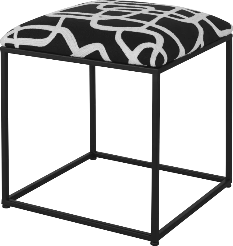 Annera Black Accent Bench