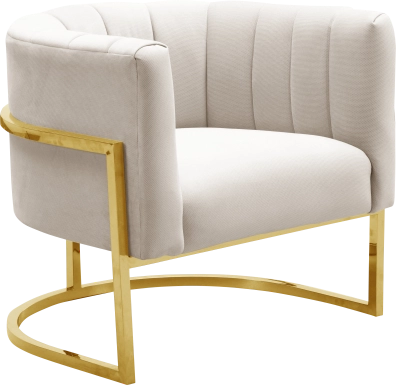 Maggie Lane I Cream Accent Chair
