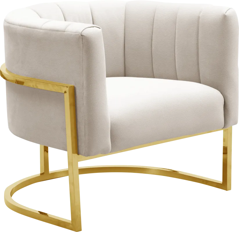 Maggie Lane I Cream Accent Chair