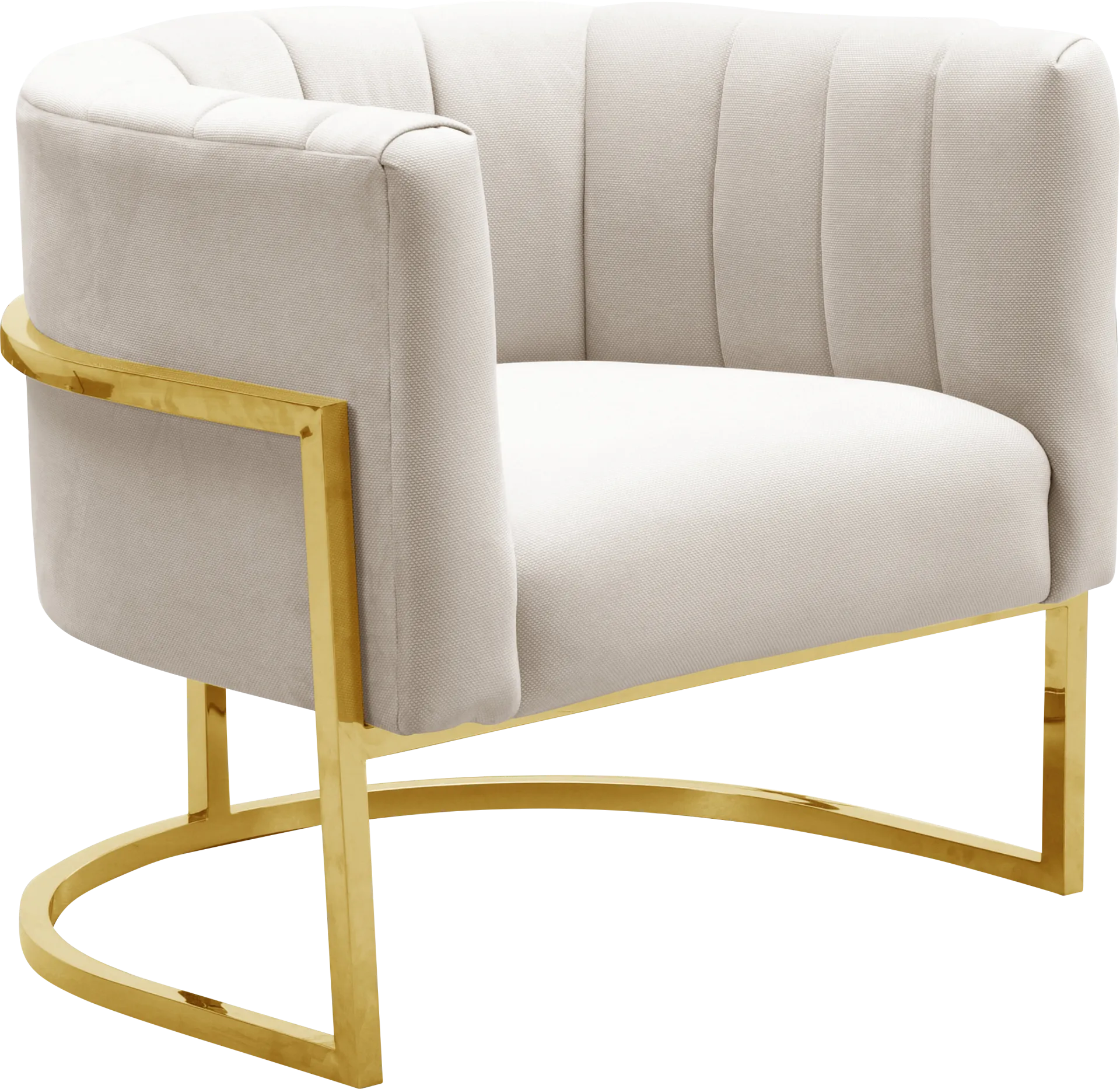 Maggie Lane I Cream Accent Chair - Image 1