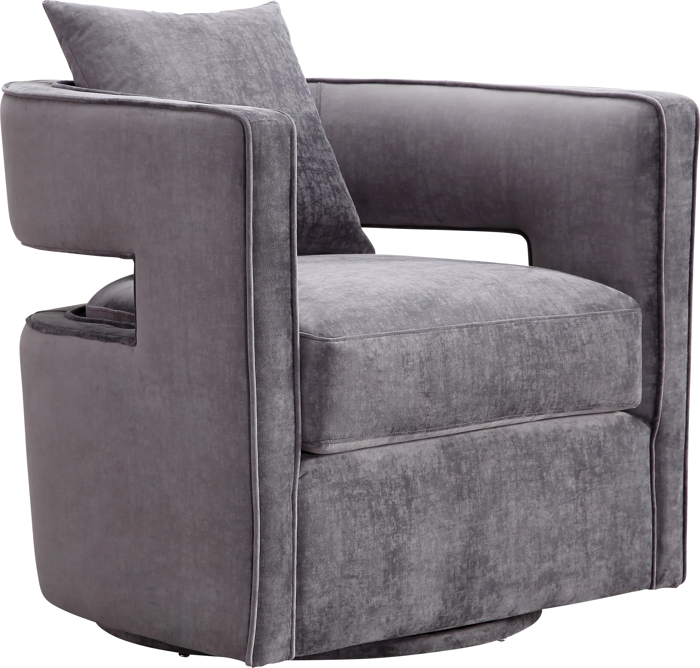 Endalyn Gray Accent Chair - Thumbnail - Image 1