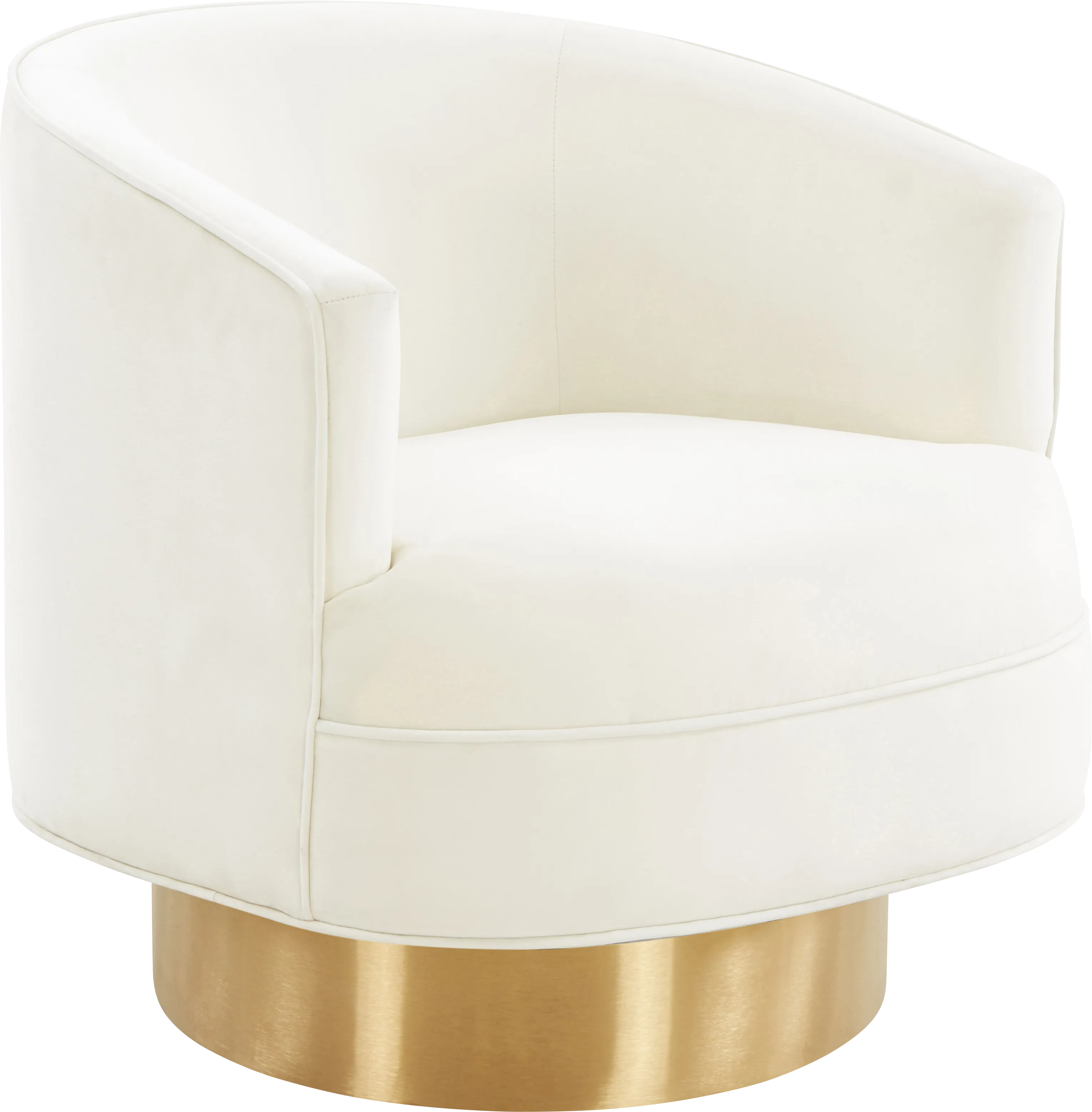 Toleah Cream Accent Chair - Thumbnail - Image 1