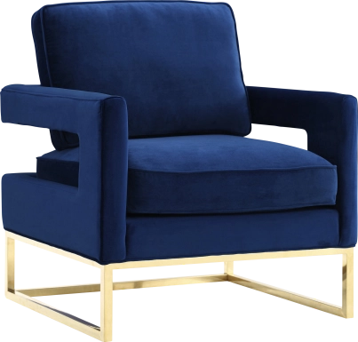 Belldid II Navy Accent Chair