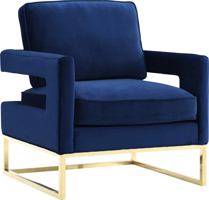 Belldid II Navy Accent Chair