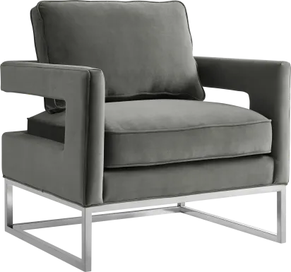 Belldid III Gray Accent Chair