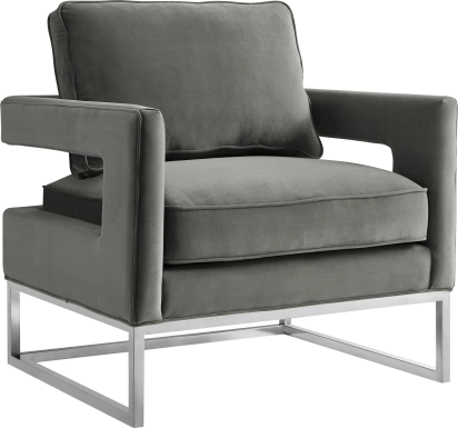 Belldid III Gray Accent Chair