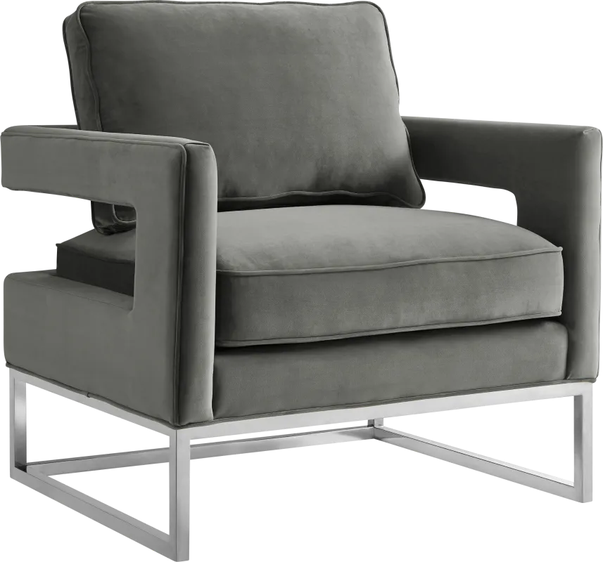 Belldid III Gray Accent Chair