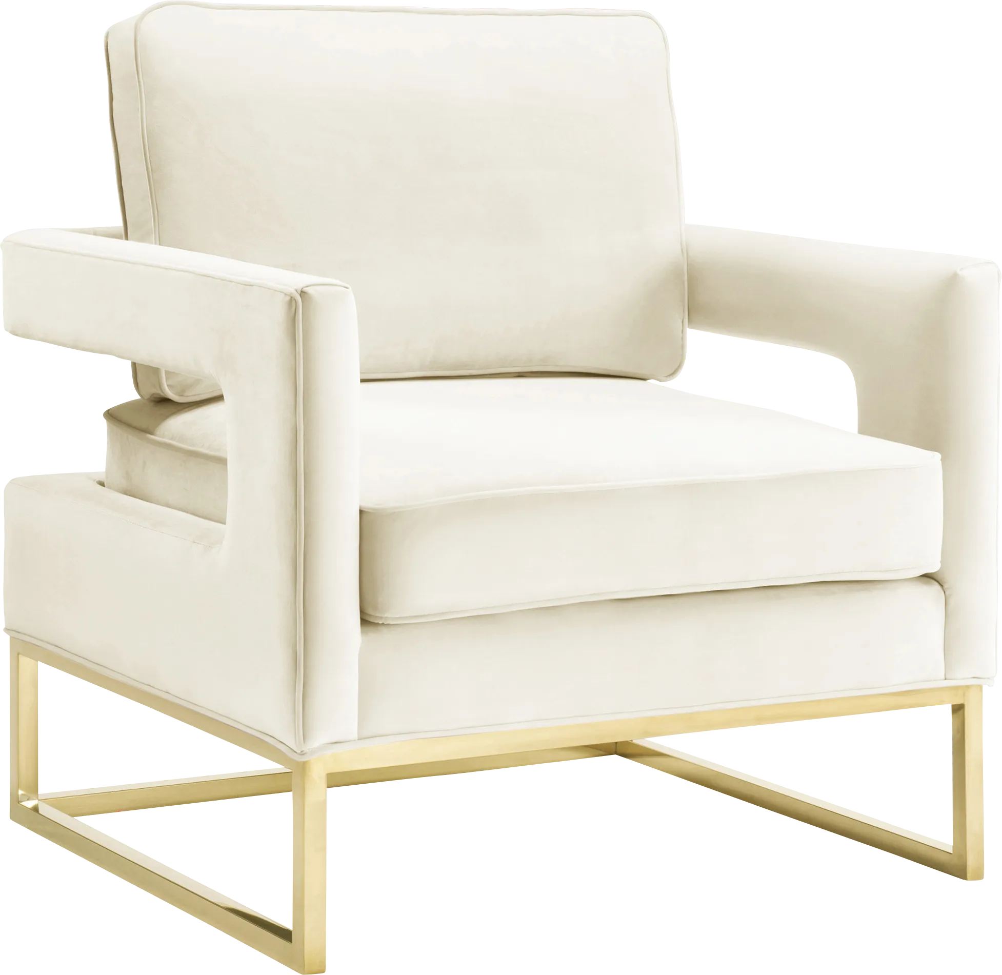 Belldid II Cream Accent Chair - Thumbnail - Image 1