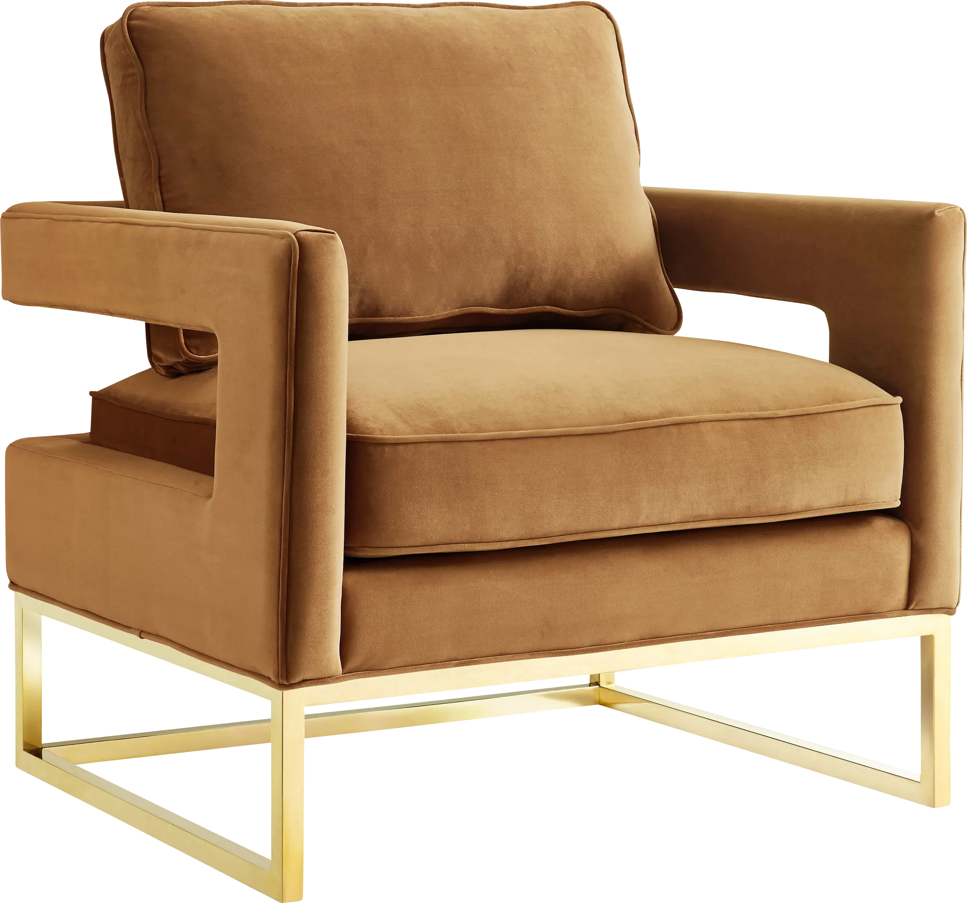 Belldid II Cognac Accent Chair - Thumbnail - Image 1