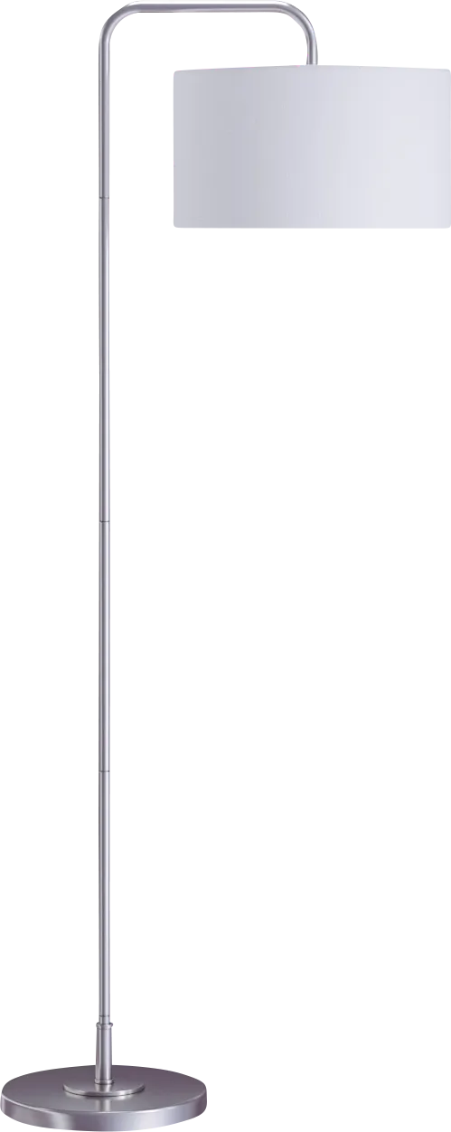 Regalia Gate Silver Floor Lamp - Image 1