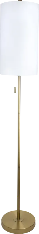 Patricia Boulevard Gold Floor Lamp