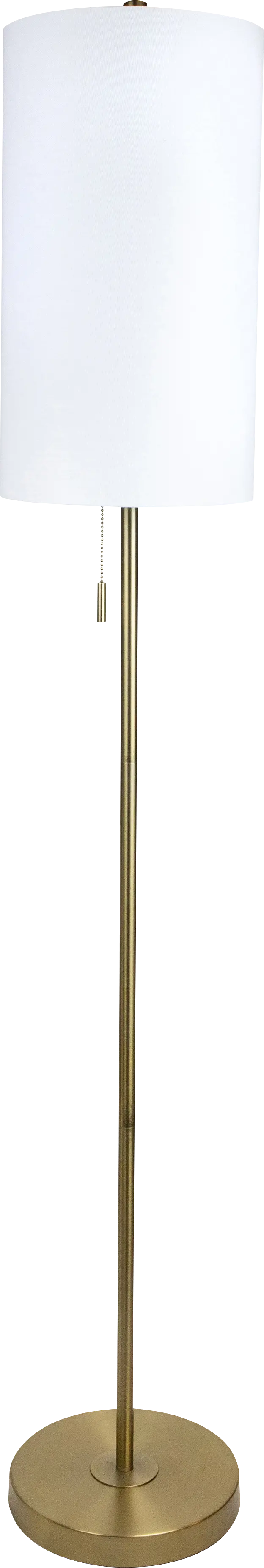 Patricia Boulevard Gold Floor Lamp
