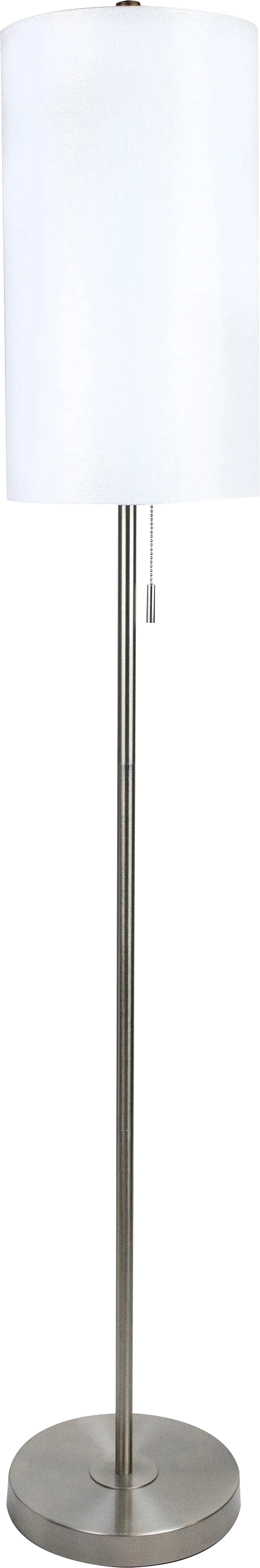 Patricia Boulevard Silver Floor Lamp