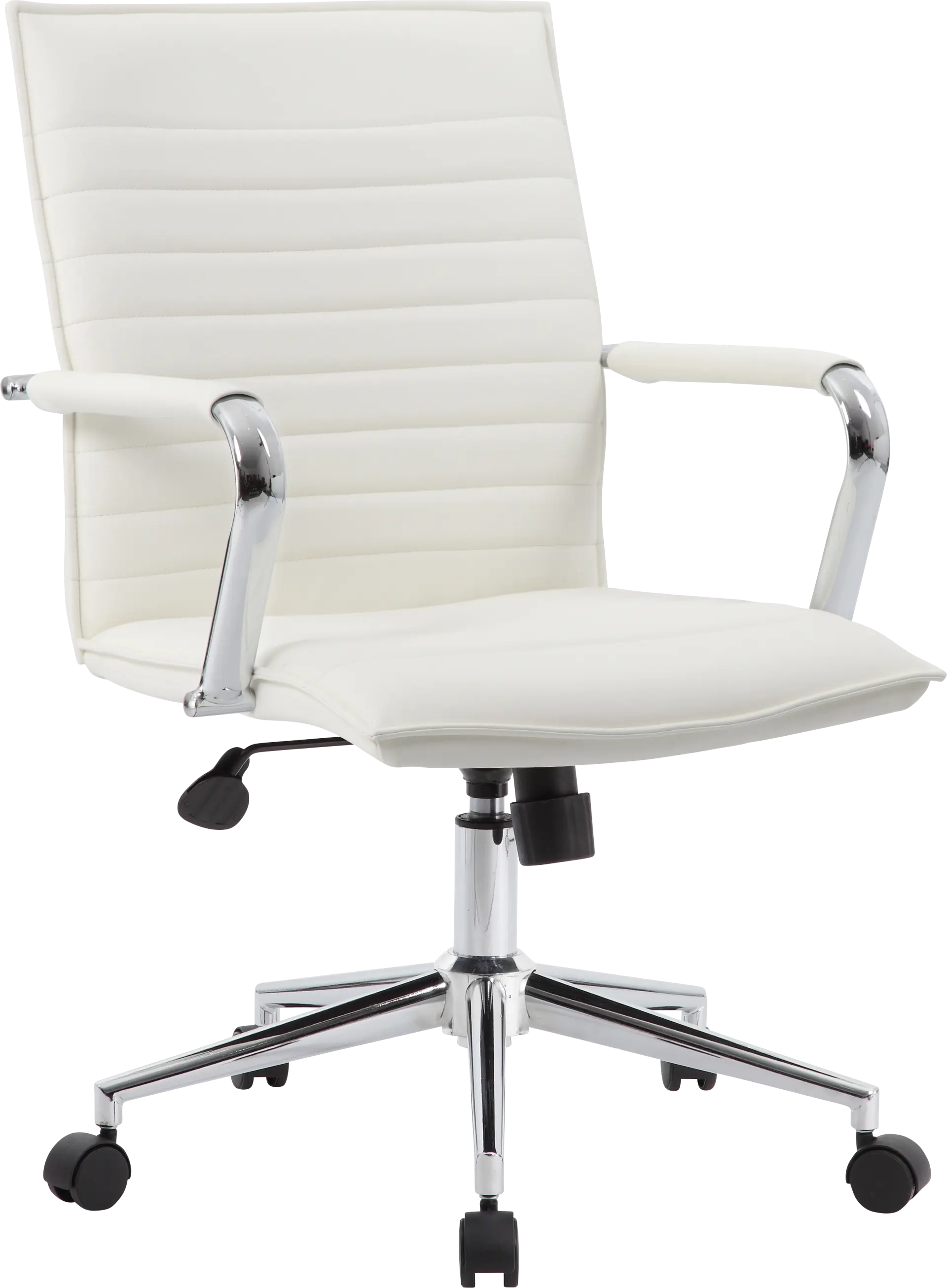 Bergdale White Office Chair