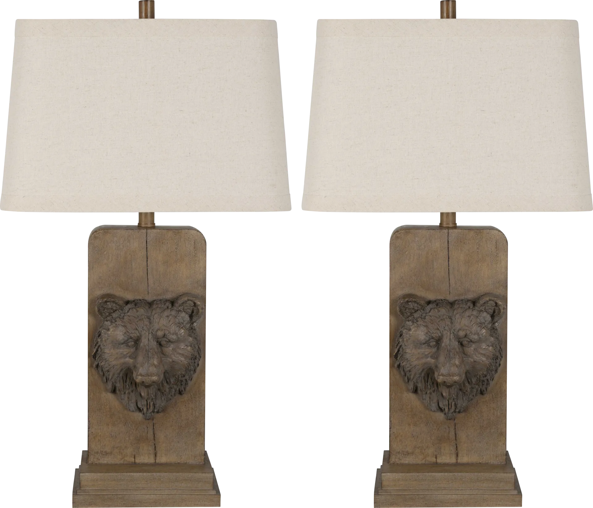 Keim Cove Brown Table Lamps, Set of 2 - Image 1