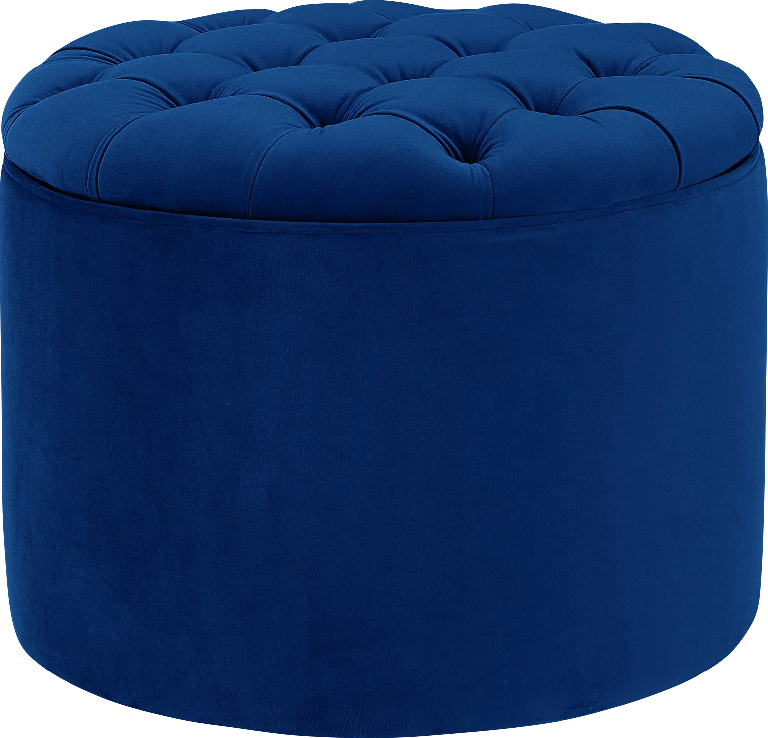 Candellar Navy Storage Ottoman - Thumbnail - Image 1